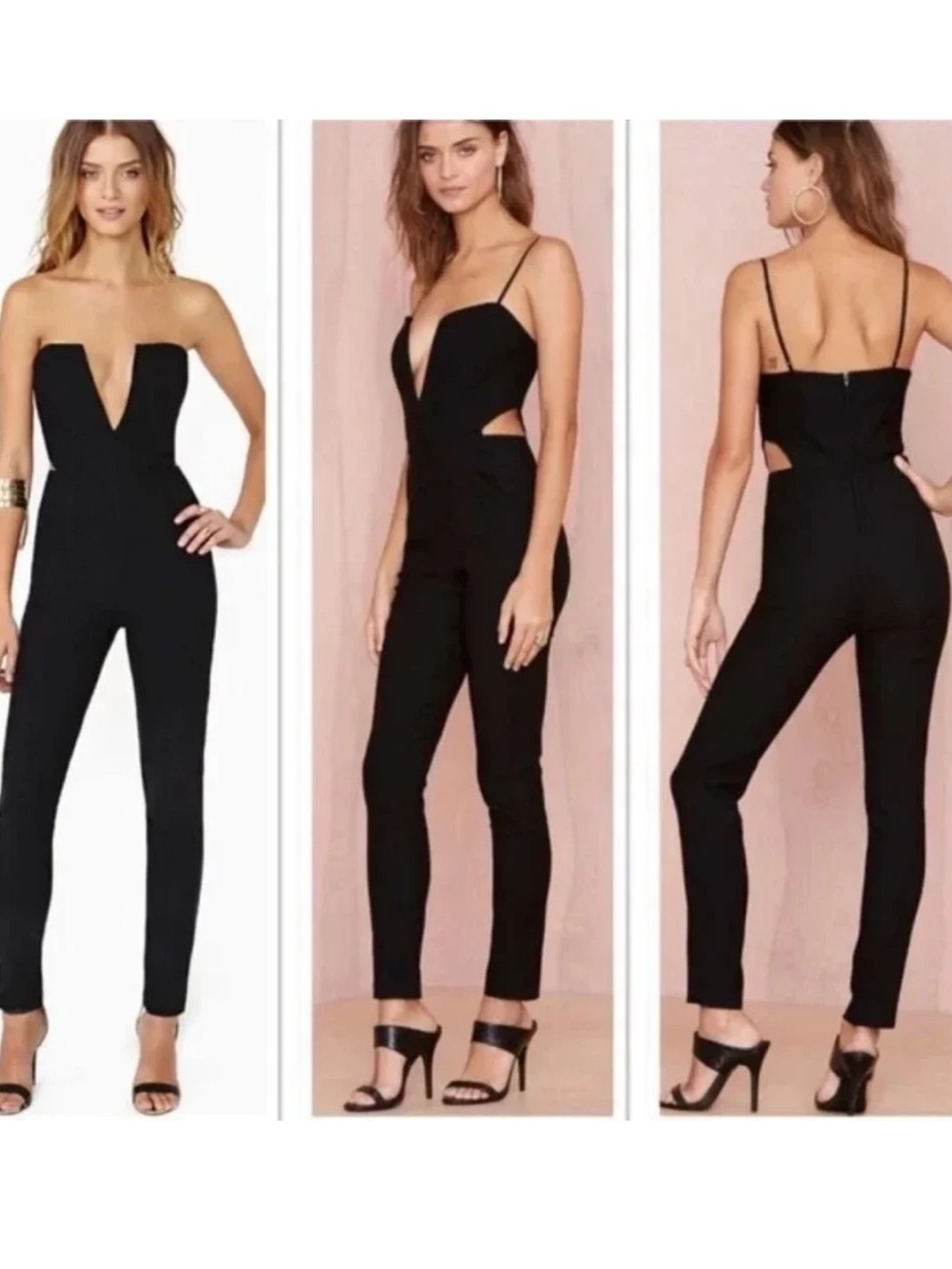 Black Nasty Gal Jumpsuit - Picture 2 of 4